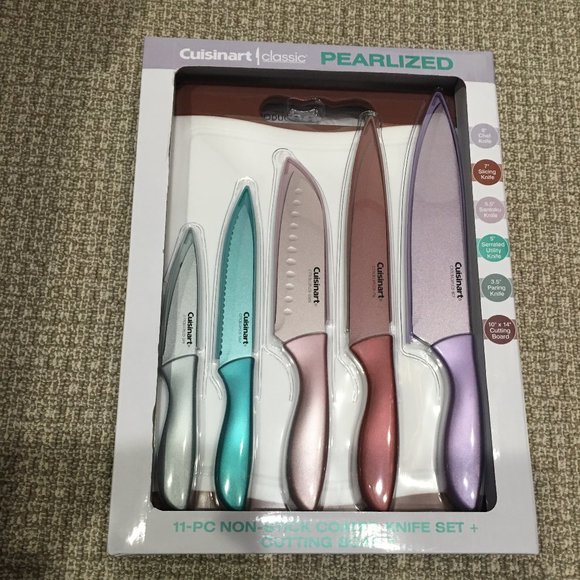 Cuisinart Other - Cuisinart 11 pc Pearlized/Metallic Knife Set - NWT